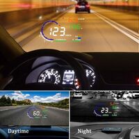 WiiYii Factory Direct 5.5 inch A8 HUD OBD2 Car Over Speed Alarm Head up Display HUD