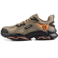 SBP Leather Sport Style Safety Resistant Shoes Protective With Steel Toe Cap