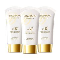 Sunscreen SPF50+ Moisturizes the skin giving the skin a natural translucent color and tenderness 3 years shelf life OEM & ODM