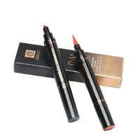 QIBEST Beauty Make up Color Liquid Eyeliner Double-head Seal Color Liquid Eyeliner Pen Eyeliner Tail Seal Pen