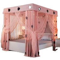 All - round anti - dust and light curtain anti - mosquito net - love single curtain