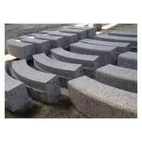 High Quality Road Side Cuboid Curb Stone Standard Kerbstone Sizes For Garden Road Decoration