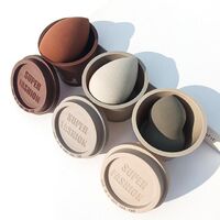 beauty egg cosmetic blender customize make up sponge private label latex free coffee cup makeup sponge