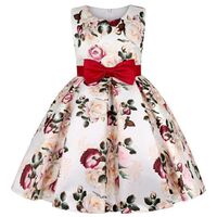 Vestidos De Ninas Wholesale Bow Girl Wedding Flower Girls' Dresses Princess Party Formal Prom Little Baby Birthday Kids Dress