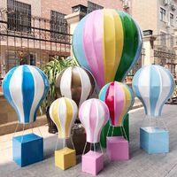 Scenic spot props beautiful furnishings decoration hot air balloon decoration shopping malldpDot wedding pendant floor large