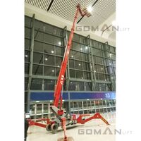 26m Wheeled spider lift mobile man lift platform tablehot sale dual power lift boom