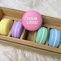 Wholesale 5 Macaron Color Moisturizing Privae Label Natural Organic Customized Chapstick Natural Lip Balm With Box