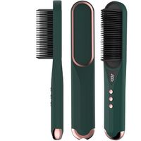 Electric PTC Ceramic Portable Hair Straightener Brush