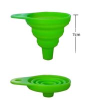 Silicone Folding Telescopic Long Neck Funnel Creative Household Liquid Dispensing Mini Funnel Kitchen Tools