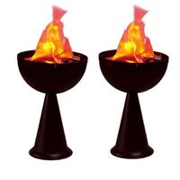 Halloween LED Fire flame light with stand in Red flame/LED stage light fire flame light for Halloween use