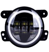 4 Inch Round Led Fog Light Headlight 30W Projector lens With Halo DRL Lamp