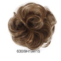 High Quality Curly Messy Bun Hair Piece Scrunchie Updo Cover Hair Extensions Real as human China Manufacturer