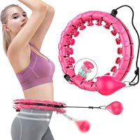 EU Warehouse Delivery Directly Hula Smart Hoop Used for Weight Loss and Fitness With 24 Movable and Adjustable Fitness Hoops