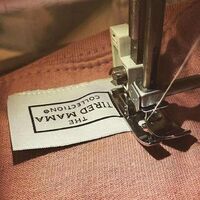 Custom handmade clothing label brand labels woven main garment label