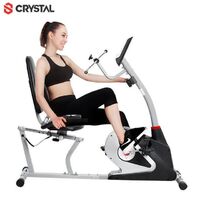 SJ-3508 Magnetic Stationary Workout Bicycle Elliptical Cross Trainers Machine Recumbent Bike for Exercise