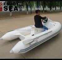 Most popular inflatable RIB motorboat 330 inflatable fiberglass boats for sale