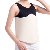 Abdominal 360 Degree Post Surgery Liposuction Foam Band and Compression Belt for Abdominal Liposuction Beige