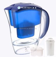 Household water replacement pitcher water filter jug 2.4L