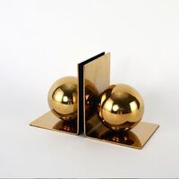 Distributor Best Selling Wholesale Light Luxury Decorate Metal Ball Bookends