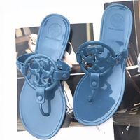 Jelly slippers 2021 fashion jelly ladies flip flop beach sandals women latest lady summer footwear pvc flip flops for girl