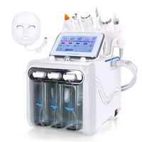 7in 1 hydra dermabrasion oxygen jet peel machine h2o2 oxigen facial machine with led mask