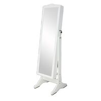 Floor standing cheval mirror mirrorJewelry armoire