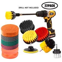 Manufacturer direct sale power scrubber drill brush kit