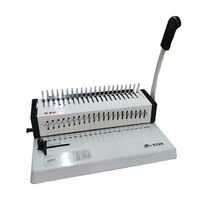 YB-S328 comb binding machine ,plastic comb binder,21 Holes punching machine office book binding machine