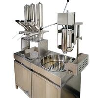 churros machine with fryer churros filler with cabinet 3L churros filling machine jam filling machine system hot sale