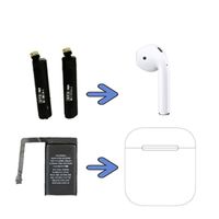 45230 30mah li-ion replace airpod battery replacement for airpods 1st 2nd A1602 A1604 A1523 A1722 A