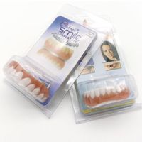 Universal Resin False Teeth Cover Simulation Fake Braces Snap-On Denture Dropshipping Oral Dental Material Dedicated Veneers