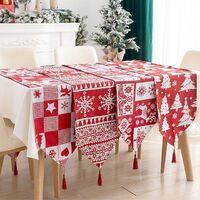 New Christmas Decorations Knitted Cloth Table Spread Creative Christmas Table Cloth Table Decoration