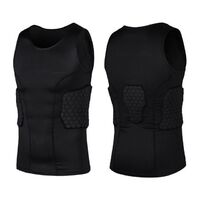 Protective padded compression safe guard T-shirt