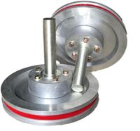 Stone diamond wire rope saw quarry machine guide wheel spare parts pulley for marble cutter machine