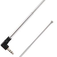 3.5mm Mobile Cell Phone External FM Antennas Auto Car FM Radio Retractable Aerial Antenna