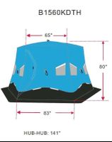 pop-up ice fishing tent