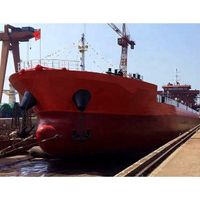 steel 5500 DWT Oil Tanker Carrier Ship 735 KW X 2 main engine