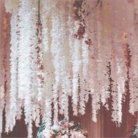 Artificial cattleya string ceiling flower string wedding holiday flowers 2021 orkid flowers for decoration wedding artificial