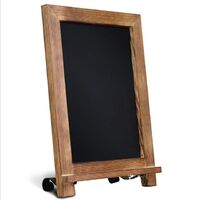 Custom Retro Desktop Kitchen Table Top Memo Blackboard Wooden Record Small Black Board