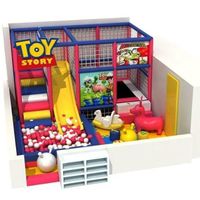 Theme Of Toy Story Amusement Equipment Plastic Indoor Playground with Trampoline & slide