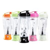 Wholesale Portable Stainless Steel Gym Mixer Cup Electric Blender Shaker Bottle for Protein Powder