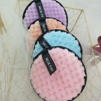 Reusable Washable Facial Cleansing Puff Microfiber Makeup Removing Pads.