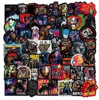 108 pieces/bag sci-fi movie star league stickers waterproof notebook skateboard water cup refrigerator decorative stickers