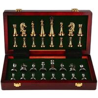 Chess Premium Gift Box Zinc Alloy Bronze Children's Folding Board Game Special Chess