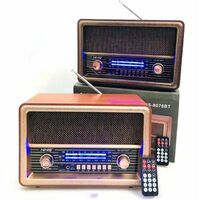 2022 customization radio rechargeable wireless speaker with remote control radio speaker NS-8076BT