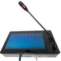 10.1-inch touch screen video visual intercom host supports SIP protocol. Can call multiple IP speakers at the same time