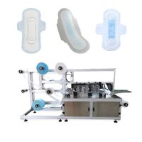 Factory price high speed Produce Disposable feminine sanitary towel 6.0KW feminine hygiene sanitary pad making machine