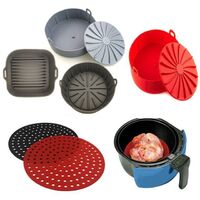 Food Grade Platinum Silicone Air Fryer Liners Mat Air Fryer Silicone Pot