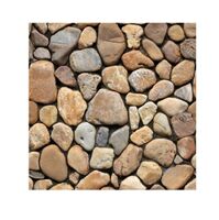 Cobblestone creative 3D wall sticker self-adhesive TV background wall paper protection decoration toilet