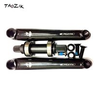 TAOZIK 20 in BMX bike crank set arm 180 mm Chromy Steel 48 Spindle Street bike BB Crankset